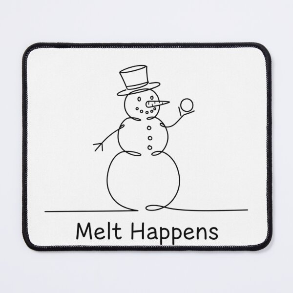 Item preview, One-Line Snowman – Minimalist Winter Line Art designed and sold by LaurannaDesign.