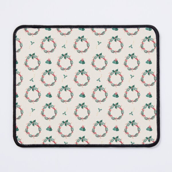 Item preview, Ringing in the Holiday-Wreaths Bells Holly in Traditional Green Reds designed and sold by Lynne Adams.
