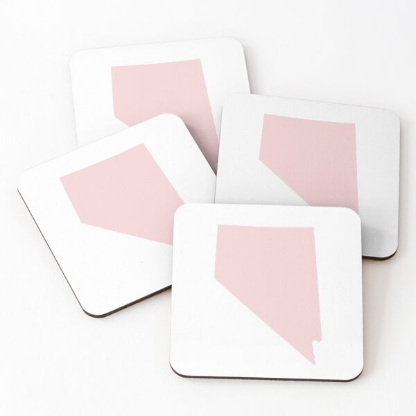 Item preview, Nevada Map Silhouette – Minimal Pink designed and sold by Paper Drip.