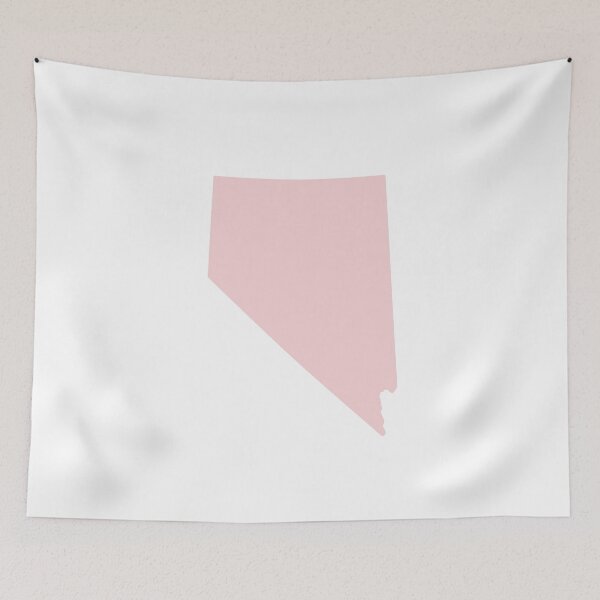 Item preview, Nevada Map Silhouette – Minimal Pink designed and sold by Paper Drip.