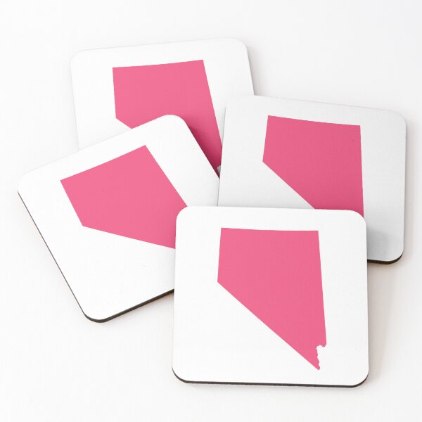 Item preview, Nevada Map Silhouette – Minimal Pink designed and sold by Paper Drip.