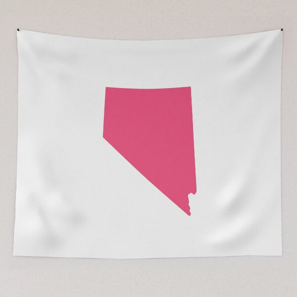 Item preview, Nevada Map Silhouette – Minimal Pink designed and sold by Paper Drip.