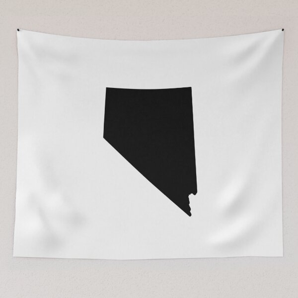 Item preview, Nevada Map Silhouette – Minimal Black designed and sold by Paper Drip.