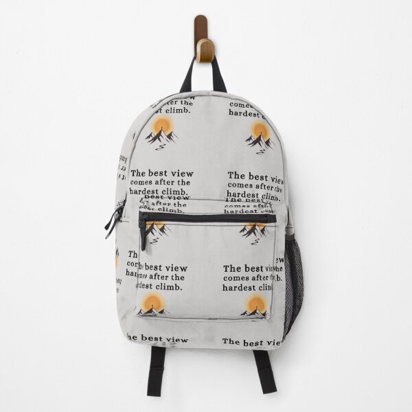 Item preview, The Best View Comes After the Hardest Climb - Motivational Hiking Quote To Give Positive Mind Set to Do More designed and sold by Kamzzi.