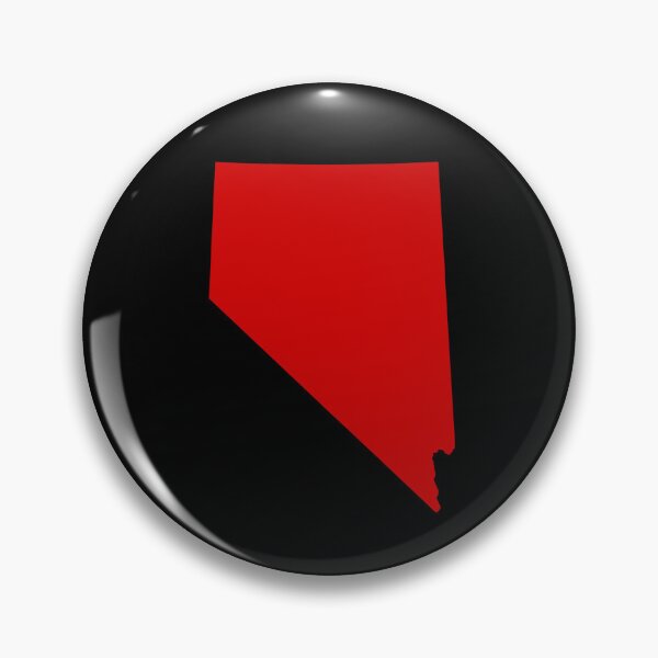 Artikelvorschau, Nevada-Kartensilhouette – Minimales Rot entworfen und verkauft von Paper Drip.