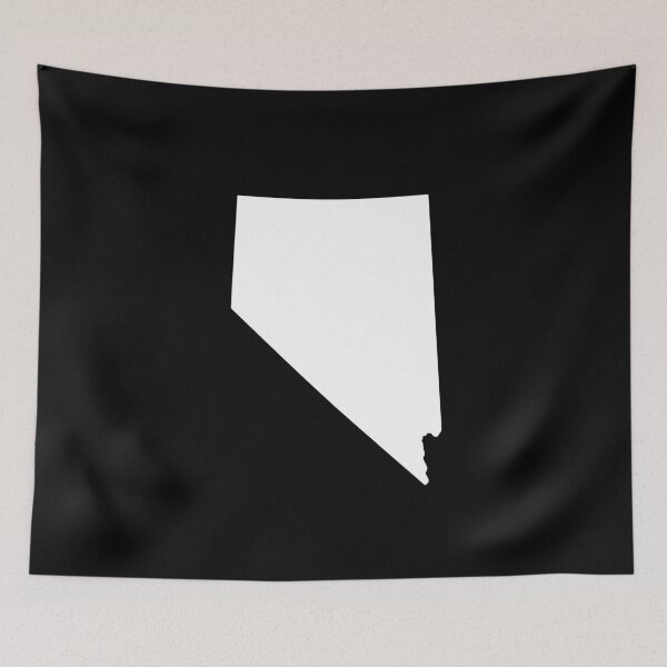 Item preview, Nevada Map Silhouette – Minimal White designed and sold by Paper Drip.