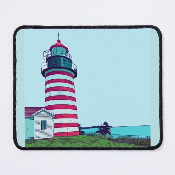 Item preview, Maine Lighthouse at Lubec, Maine designed and sold by dragonsinn.