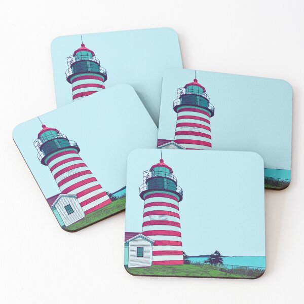 Item preview, Maine Lighthouse at Lubec, Maine designed and sold by dragonsinn.