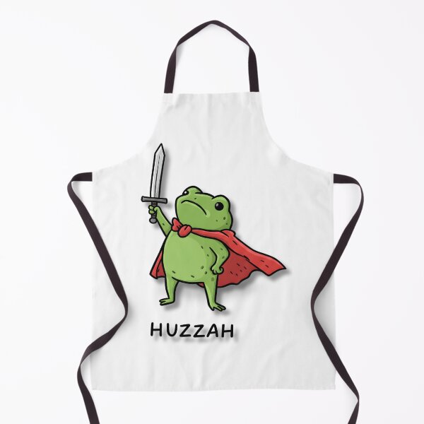Item preview, Huzzah Frog Knight - Cute Sword Wielding Hero Adventure Art designed and sold by tarzbol.