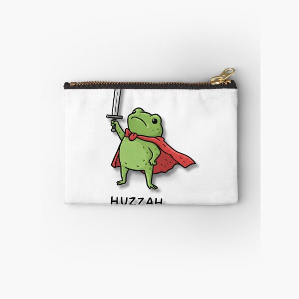 Item preview, Huzzah Frog Knight - Cute Sword Wielding Hero Adventure Art designed and sold by tarzbol.