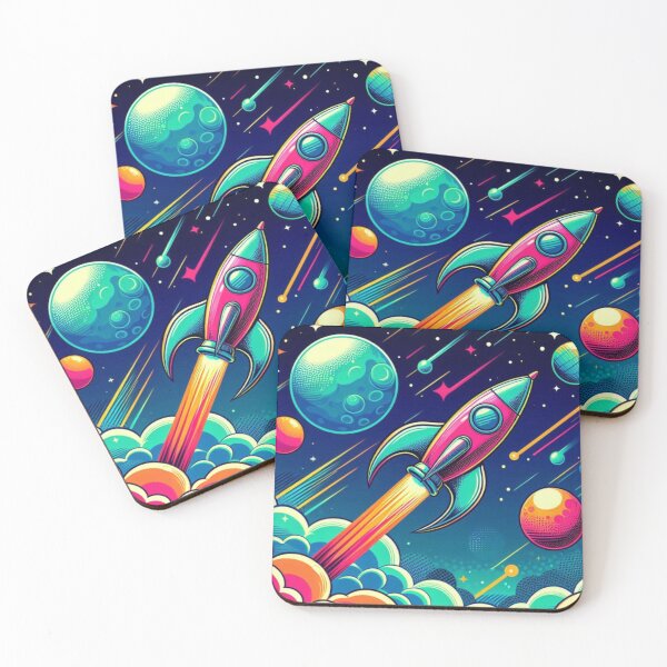 Item preview, Colorful rocket desighn  designed and sold by Dogandesighn.