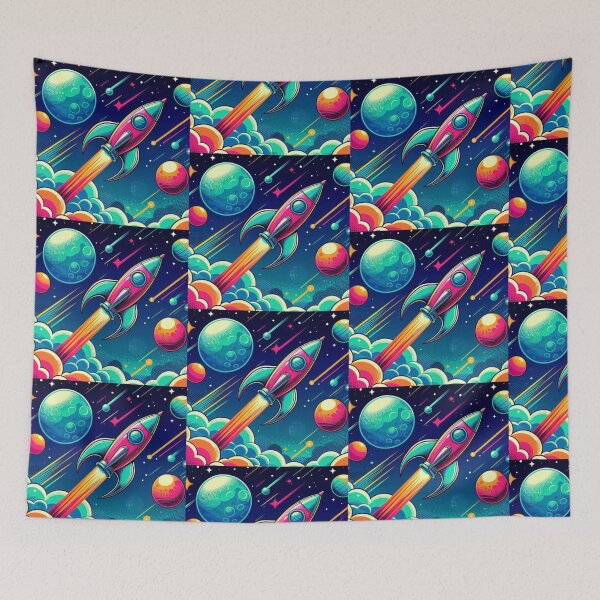 Item preview, Colorful rocket desighn  designed and sold by Dogandesighn.
