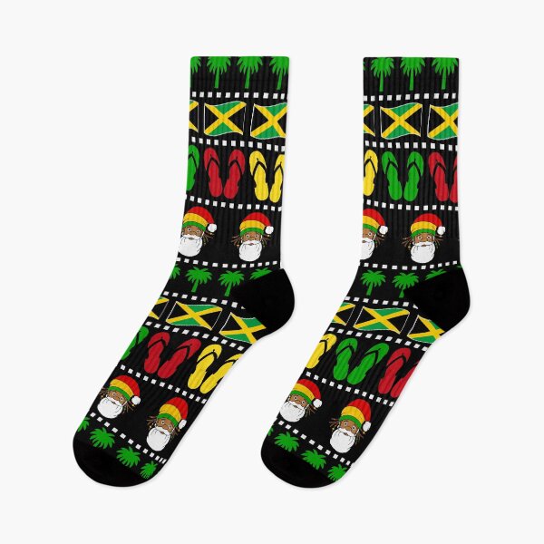 Item preview, Jamaican Tropical Christmas Sweater Pattern designed and sold by HotHibiscus.