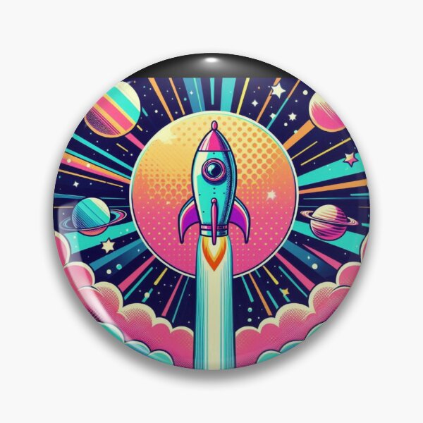 Artikelvorschau, Buntes Raketendesign entworfen und verkauft von Dogandesighn.