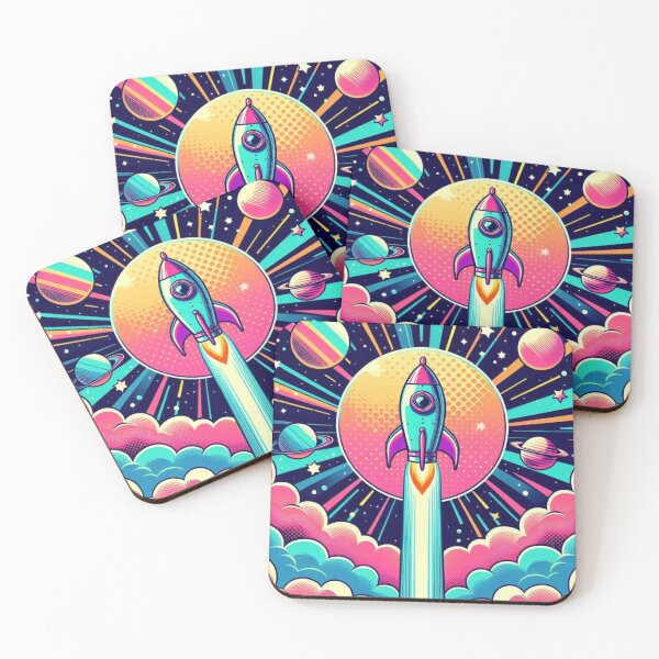 Item preview, Colorful rocket desighn  designed and sold by Dogandesighn.