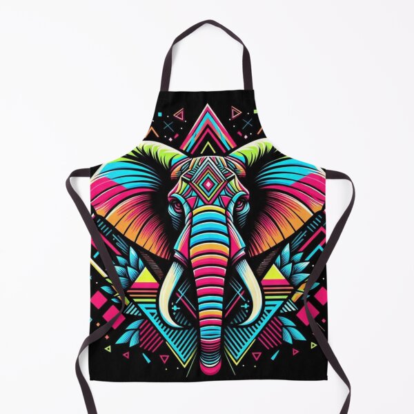 Item preview, Colorful geometric decorative Elephant  designed and sold by Dogandesighn.