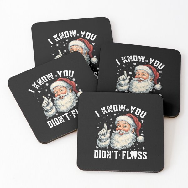 Item preview, Dental Santa Floss Quote With Cheerful Christmas  designed and sold by barrycantre11.