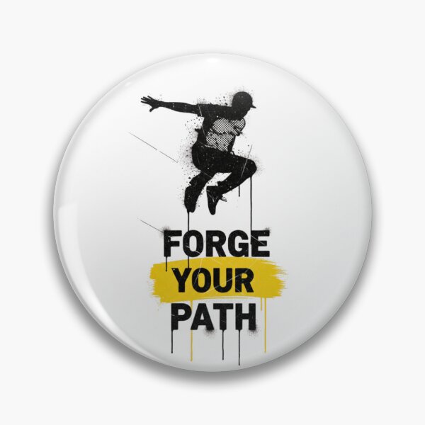 Item preview, Forge Your Path – Motivational Parkour Silhouette Design designed and sold by Kavya Art.