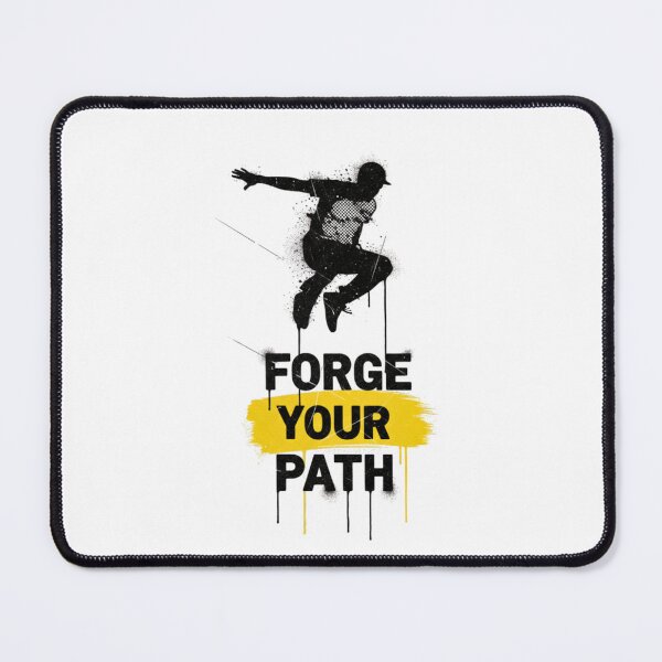 Item preview, Forge Your Path – Motivational Parkour Silhouette Design designed and sold by Kavya Art.