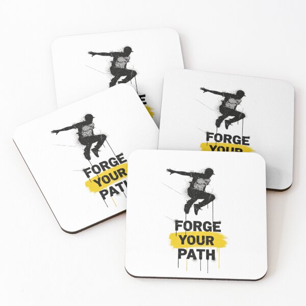 Item preview, Forge Your Path – Motivational Parkour Silhouette Design designed and sold by Kavya Art.