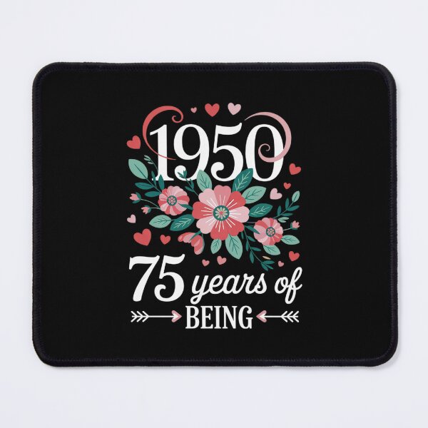 Item preview, 75 Year Old Made In 1950 Floral 75th Birthday Women  designed and sold by BeetleMalon.