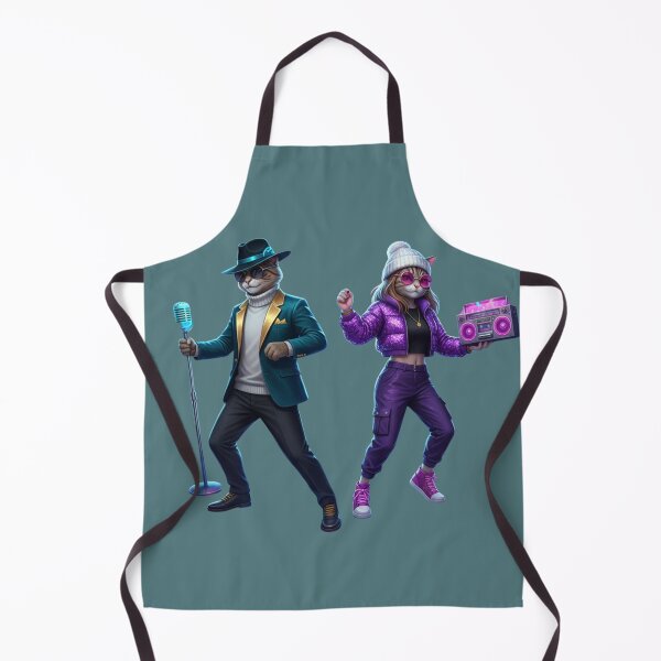 Item preview, Cosmic Cat Concert | Galaxy Disco Party with Neon Lights designed and sold by E-SarnEdge.