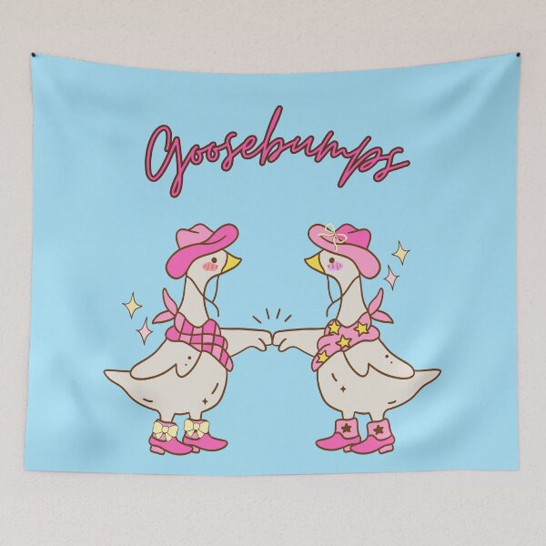 Item preview, Girly Silly Goose Fist Bump — Cute Cartoon Goose Design designed and sold by SpacedOutRITZ.