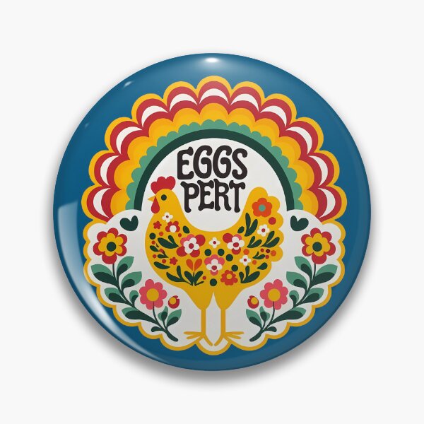 Item preview, Folk Eggs-Pert Hen – Scandinavian Folk Art by heidiannemorris © designed and sold by FOLK ART FUSION by heidiannemorris.