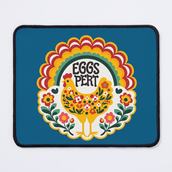Item preview, Folk Eggs-Pert Hen – Scandinavian Folk Art by heidiannemorris © designed and sold by FOLK ART FUSION.