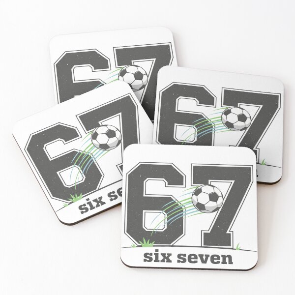 Item preview, 67, Six Seven Meme Funny Gifts For Soccer Lover designed and sold by DavdPrt.
