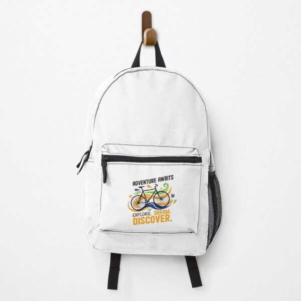 Item preview, Adventure Awaits – Explore, Dream, Discover Bike Design designed and sold by Kavya Art.
