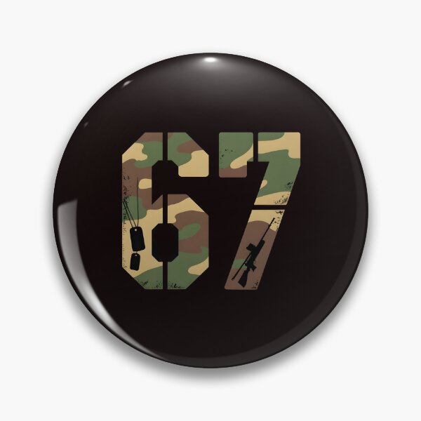 Item preview, Camo Six Seven – Military Style Vintage Meme designed and sold by Redgiant87x.