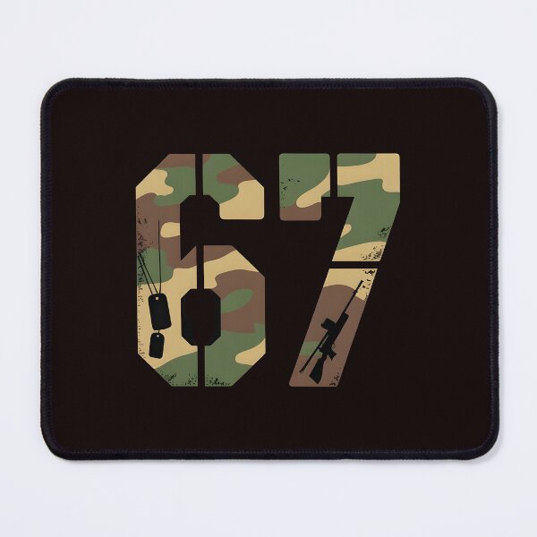 Item preview, Camo Six Seven – Military Style Vintage Meme designed and sold by Redgiant87x.