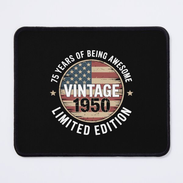 Item preview, 75th Birthday Men 1950 75 Years Old USA Flag designed and sold by BeetleMalon.