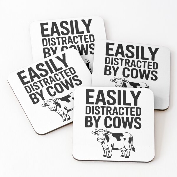 Item preview, Easily Distracted by Cows designed and sold by Frank Ring.