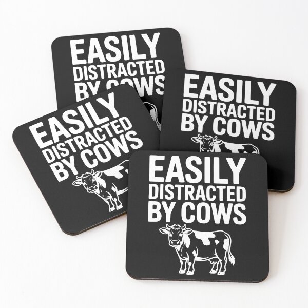 Item preview, Easily Distracted by Cows designed and sold by Frank Ring.