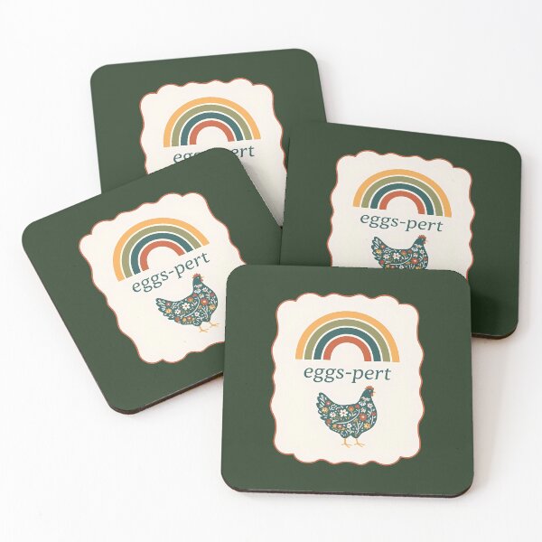 Artikelvorschau, Eggs-Pert Hen Rainbow – Skandinavische Volkskunst von heidiannemorris © entworfen und verkauft von FOLK ART FUSION.