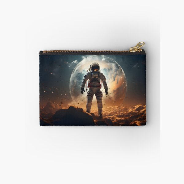 Item preview, Astronaut in outer space with planet as backdrop designed and sold by CHERRY--SHOP.