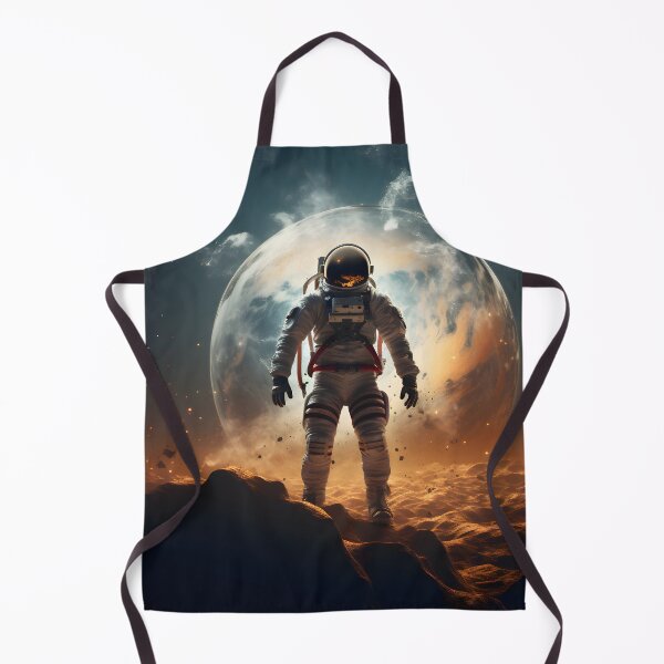 Item preview, Astronaut in outer space with planet as backdrop designed and sold by CHERRY--SHOP.