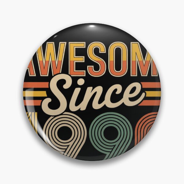 Item preview, Awesome Since 1990 35th Birthday 35 Years Old Bday Men Women  designed and sold by BeetleMalon.