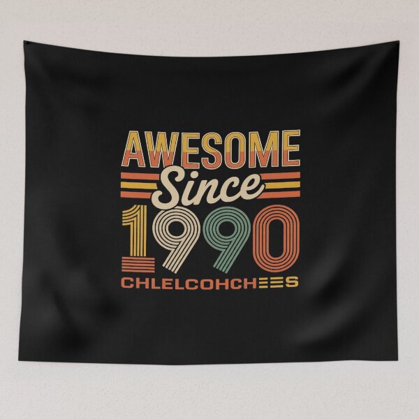Item preview, Awesome Since 1990 35th Birthday 35 Years Old Bday Men Women  designed and sold by BeetleMalon.