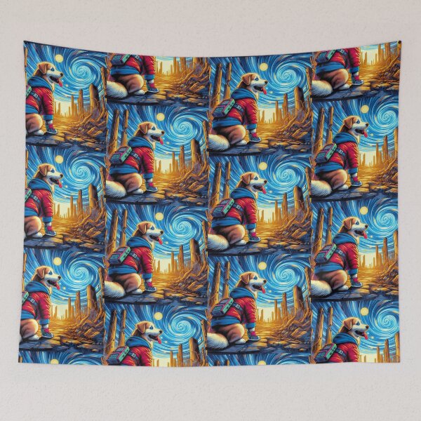 Item preview, Cute dog time travel designed and sold by Dogandesighn.
