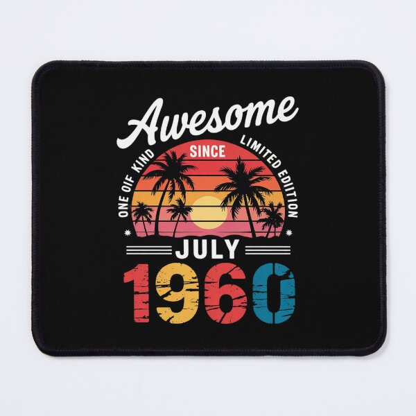 Item preview, Awesome since July 1960 65 Years Old 65th Birthday Men Women designed and sold by BeetleMalon.