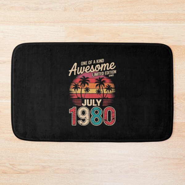 Item preview, Awesome Since July 1980 45th Birthday Men Dad  designed and sold by BeetleMalon.