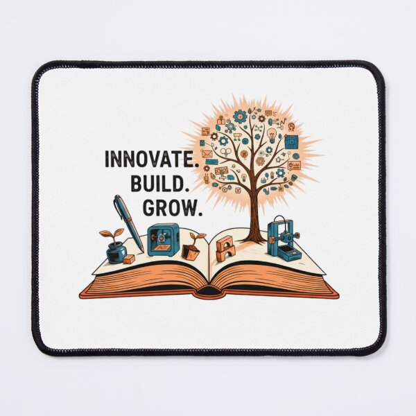 Item preview, Innovate Build Grow – Creativity & Innovation Tree Design designed and sold by Kavya Art.