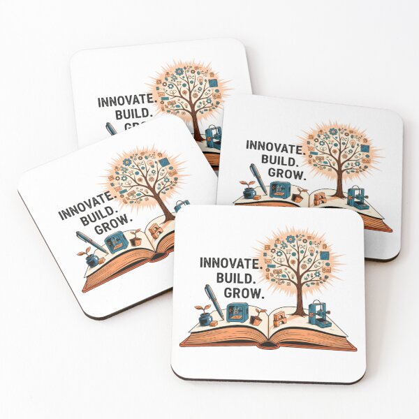 Item preview, Innovate Build Grow – Creativity & Innovation Tree Design designed and sold by Kavya Art.