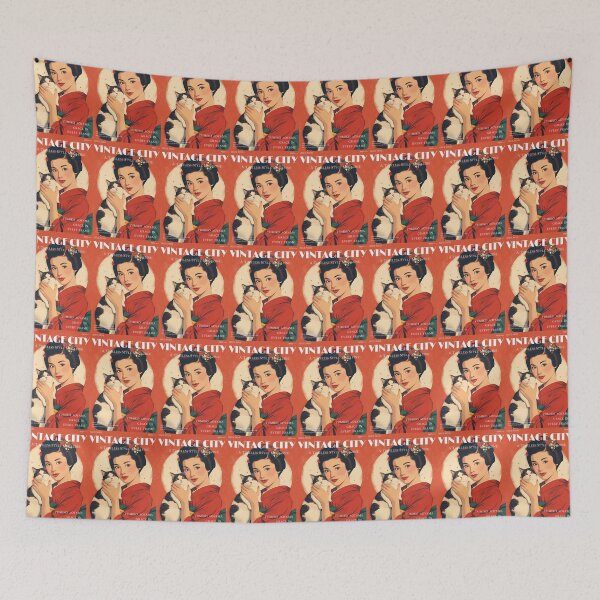 Item preview, Vintage City Magazine - Yumiko Aoyama - Kimono Cat Japan Lady designed and sold by Vintage City.