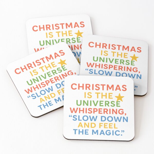 Item preview, Feel the Magic Christmas Quote – Mindful Holiday Typography designed and sold by Gurjeetpixelart.