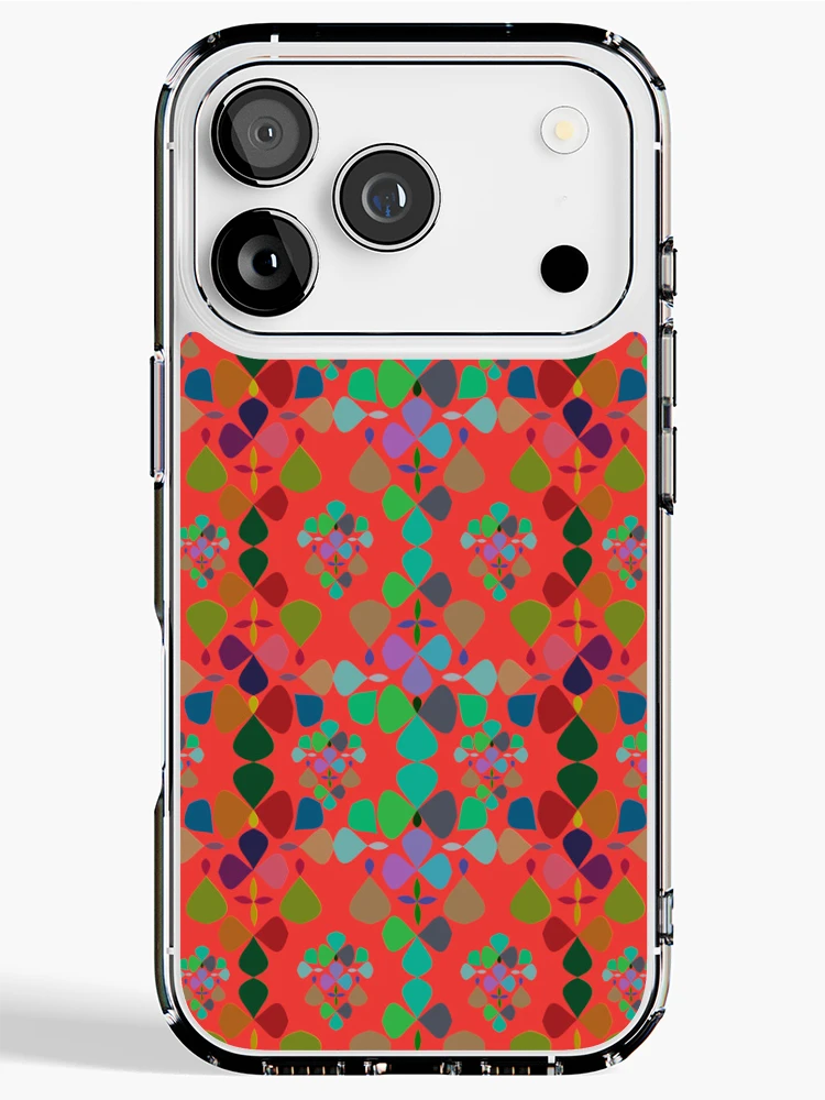 Thumbnail 1 of 5, iPhone Case, Abstract Colorful Floral Pattern Design 6 designed and sold by ClassyPatterns.