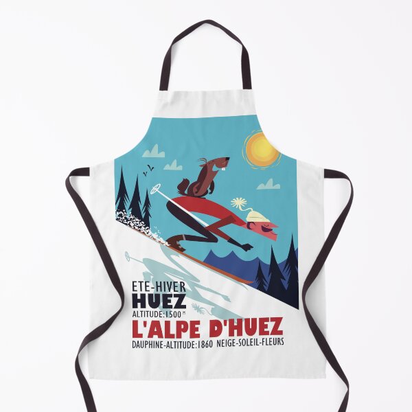 Item preview, L'Alpe d'Huez ski poster designed and sold by GAGodel.